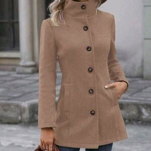 SHEIN Classic Brown Trench Coat
